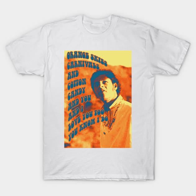 Arthur Lee and Love : Orange Skies T-Shirt by indusdreaming